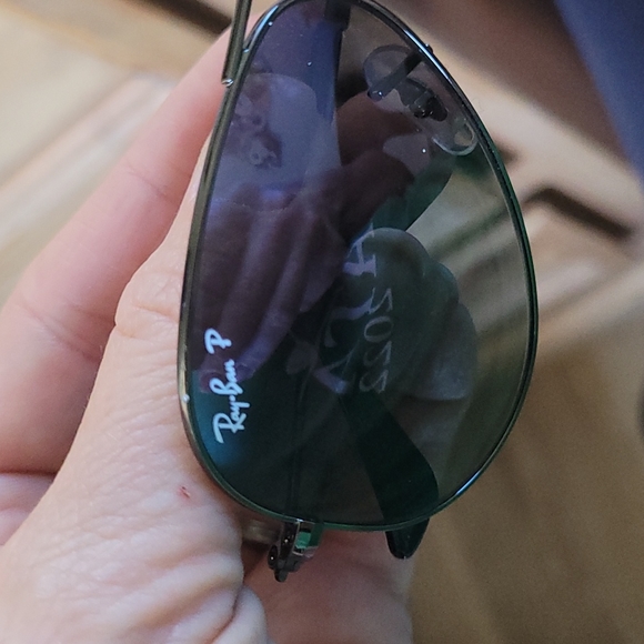 Authentic Ray Ban Aviators Sunglasses Polarized - Picture 6 of 6